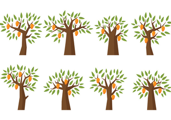 Mango Tree Vector - vector #399741 gratis